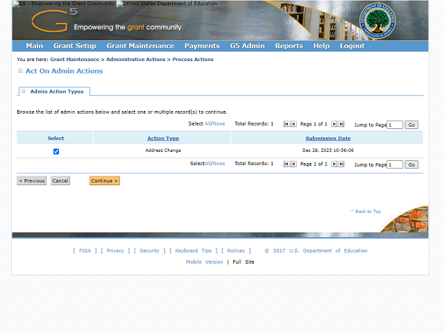 Screen image of this step