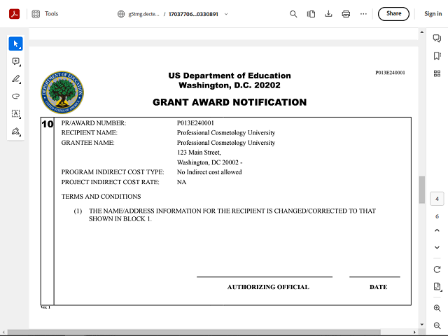 Screen image of this step