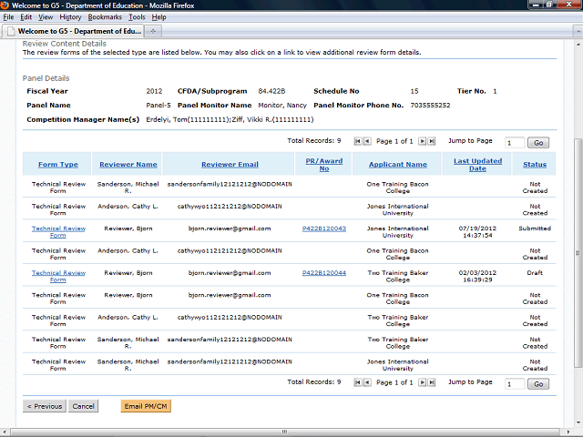 Screen image of this step