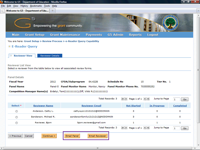 Screen image of this step