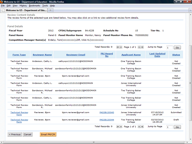 Screen image of this step