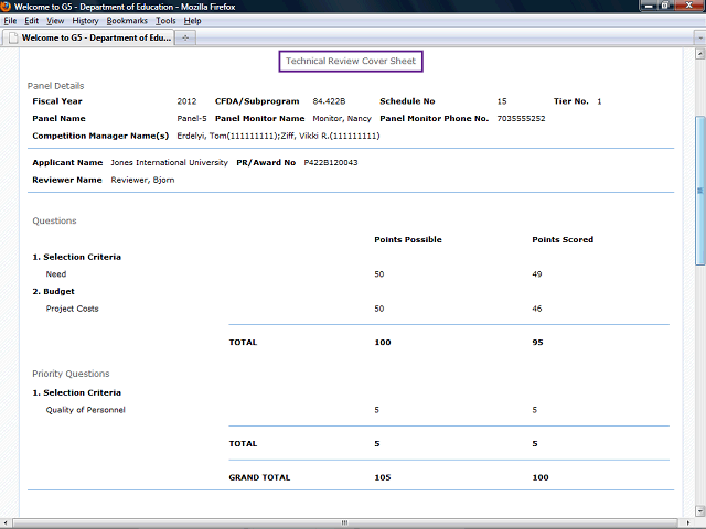 Screen image of this step