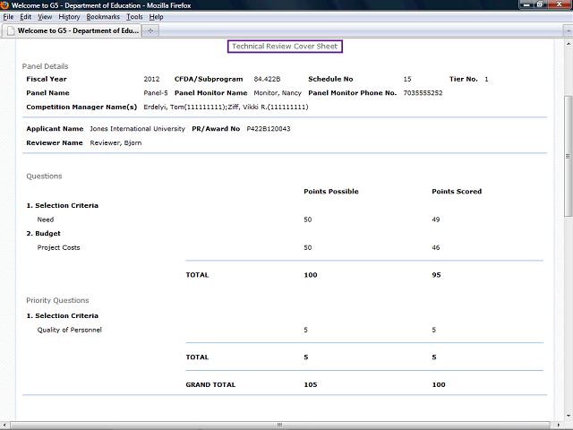 Screen image of this step