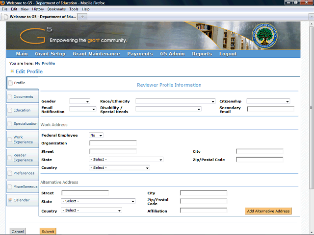Screen image of this step