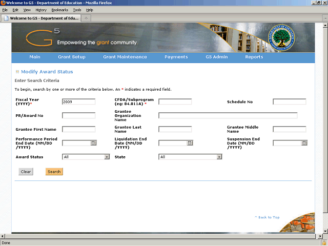 Screen image of this step