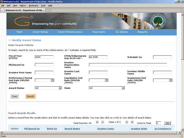 Screen image of this step