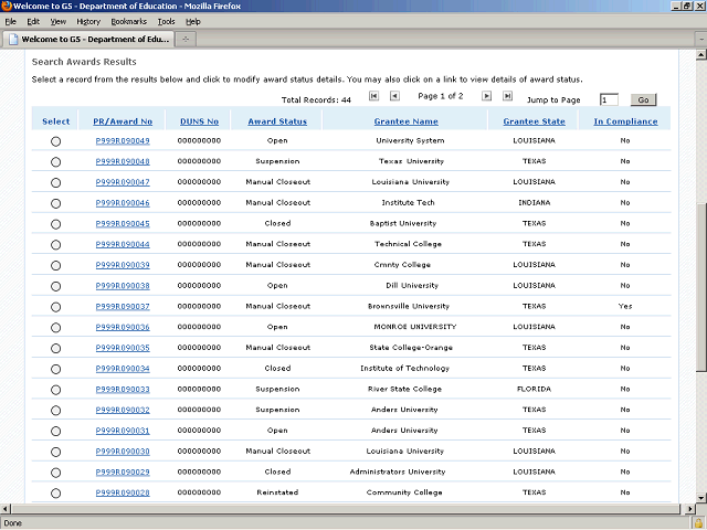 Screen image of this step