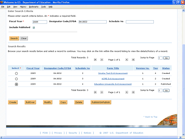 Screen image of this step