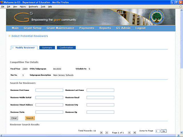 Screen image of this step