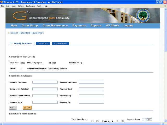 Screen image of this step