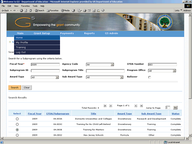 Screen image of this step