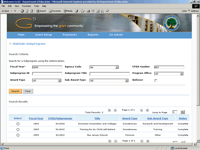 Screen image of this step