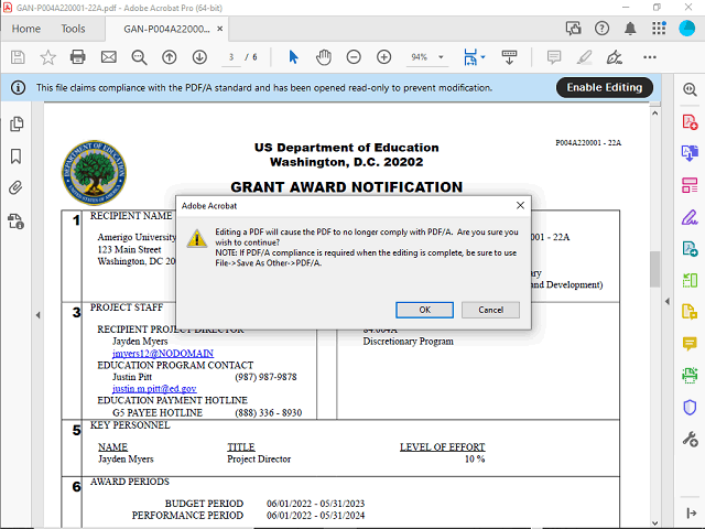 Screen image of this step