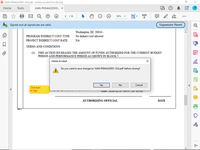 Screen image of this step