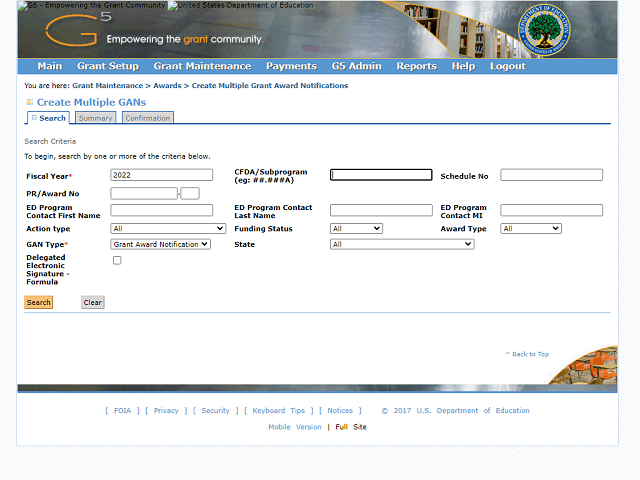 Screen image of this step