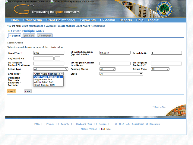 Screen image of this step
