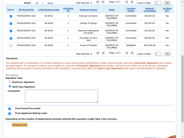 Screen image of this step