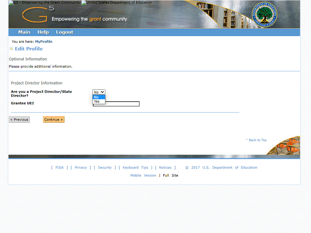 Screen image of this step