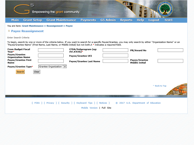 Screen image of this step