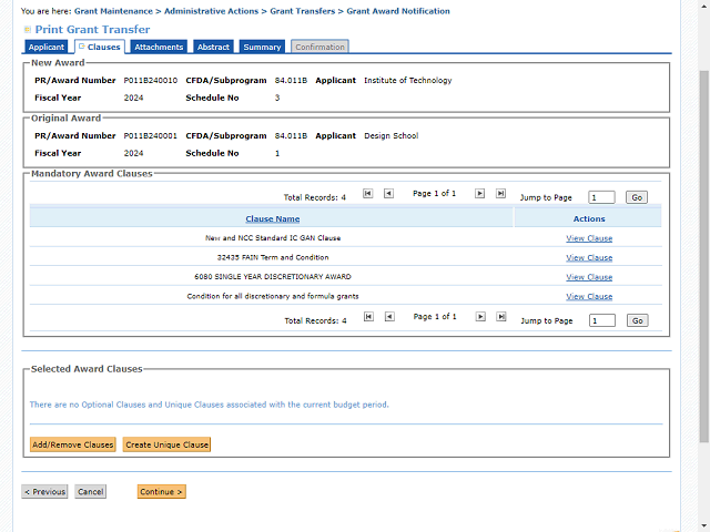 Screen image of this step