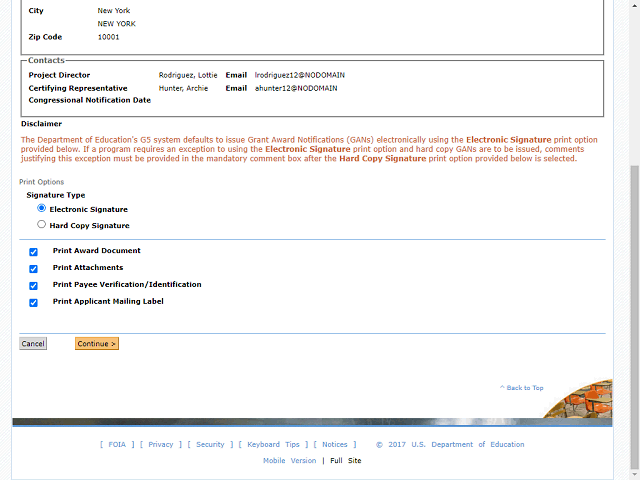 Screen image of this step