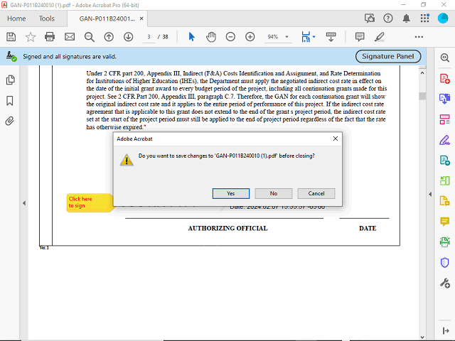 Screen image of this step