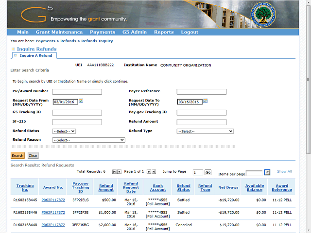 Screen image of this step