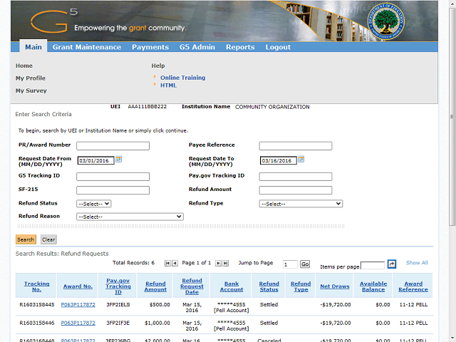 Screen image of this step