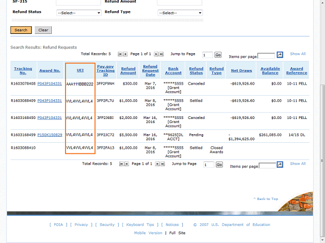 Screen image of this step