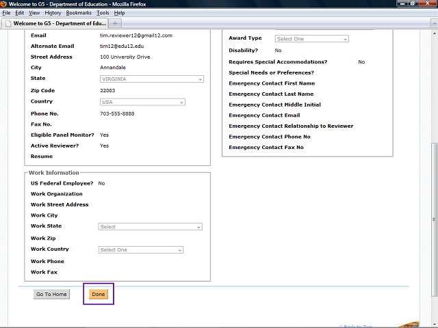 Screen image of this step