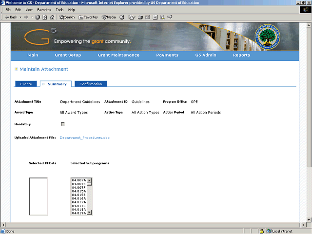 Screen image of this step