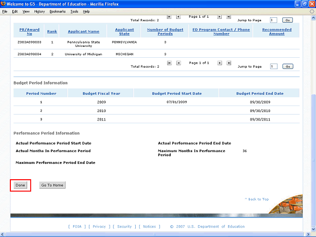 Screen image of this step