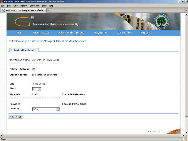 Screen image of this step