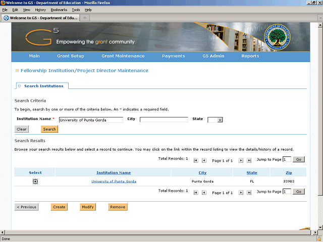 Screen image of this step