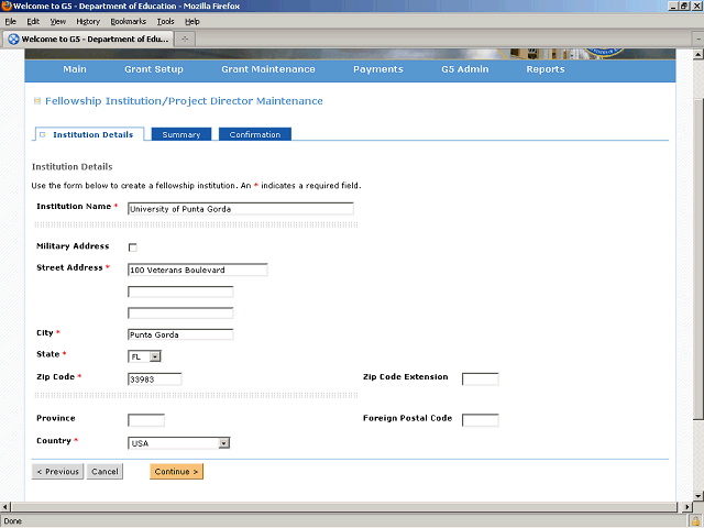Screen image of this step