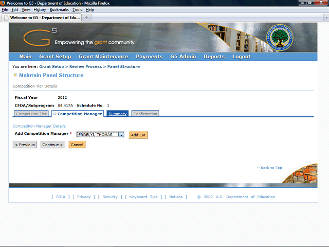 Screen image of this step