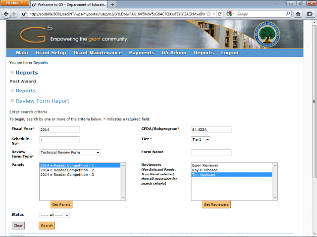 Screen image of this step