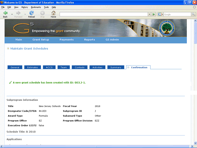 Screen image of this step