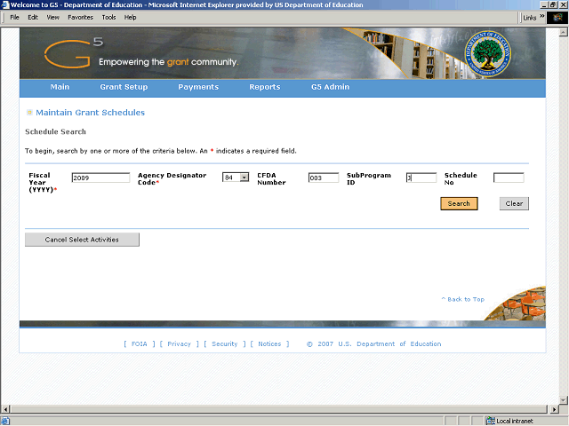 Screen image of this step