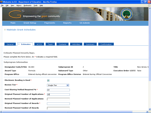 Screen image of this step