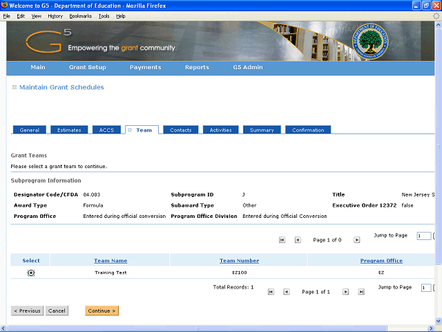 Screen image of this step