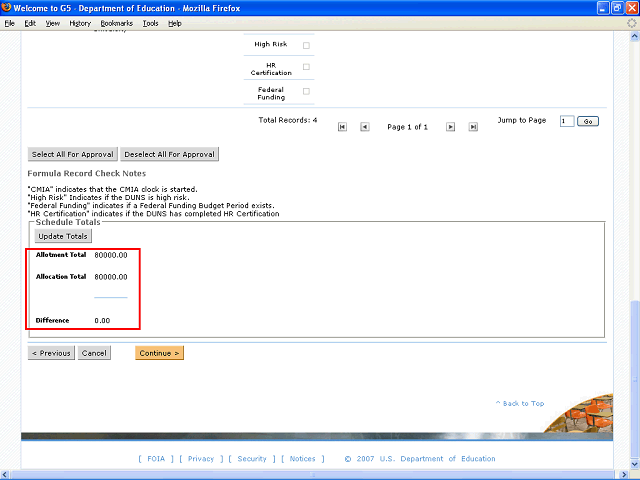 Screen image of this step