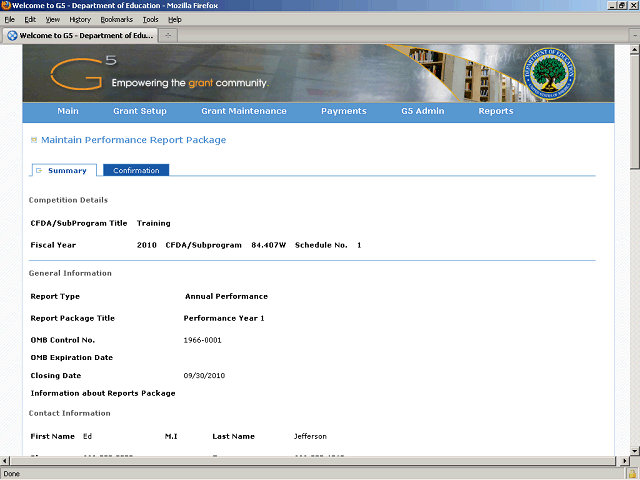 Screen image of this step