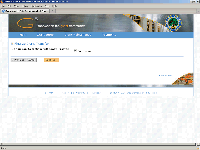 Screen image of this step