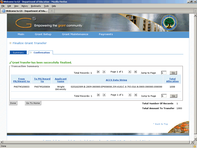 Screen image of this step