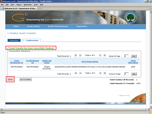 Screen image of this step