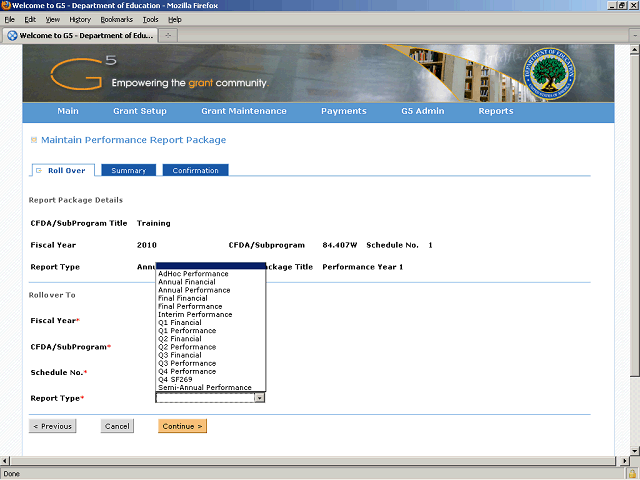 Screen image of this step