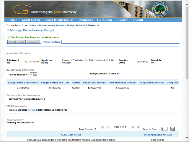 Screen image of this step