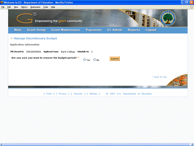 Screen image of this step