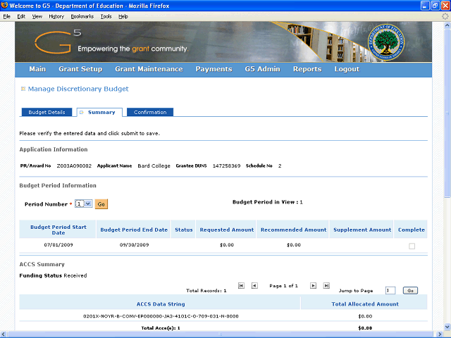 Screen image of this step